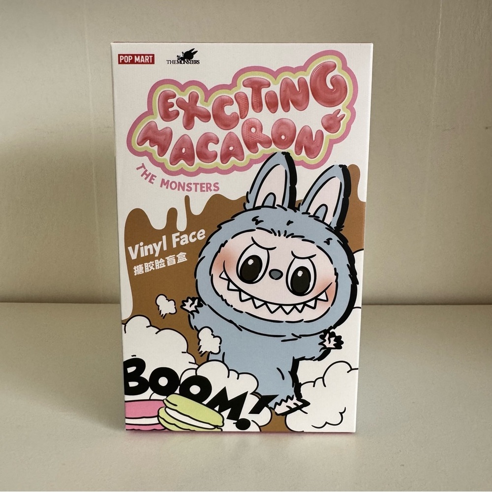 *UNOPENED New Blind Box* Exciting Macaron Vinyl Face Monsters - SOYMILK LABUBU